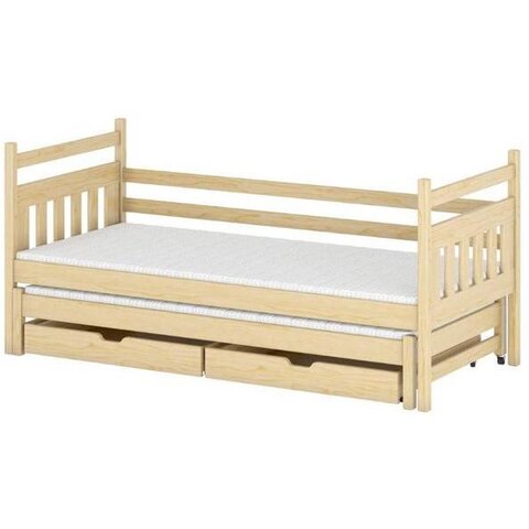 Dětská postel s přistýlkou DANNY 80x160, borovice